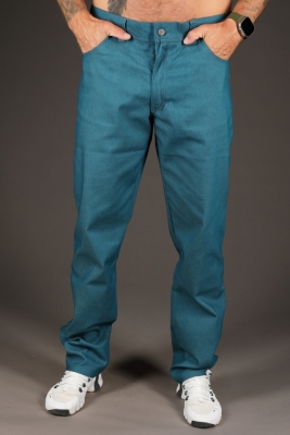 Flat Petrol Denim