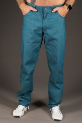 Flat Petrol Denim
